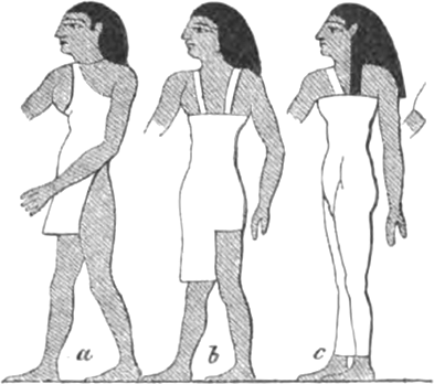 Ägyptisches Schurzgewand
