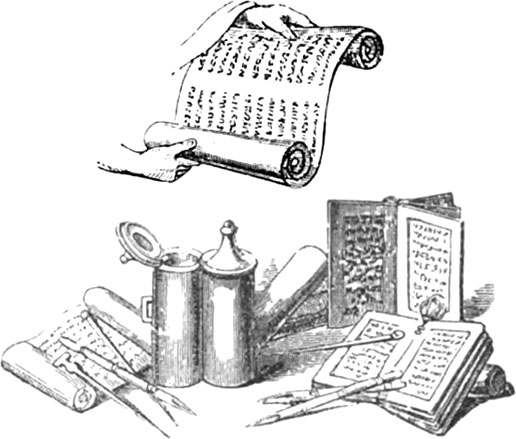 Südarabische Schriftprobe: Die vier Heiligen Flussgebiete
