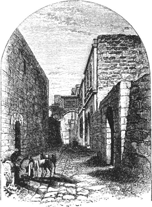 Pilatusbogen in der Via Dolorosa
