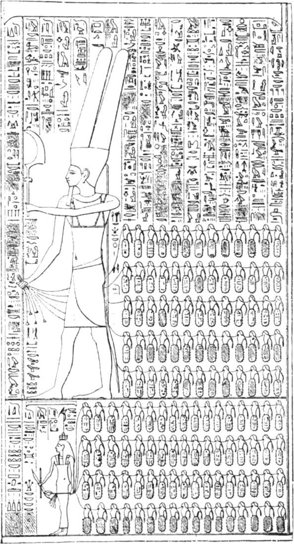 Denkmal Sisaks im Amonstempel zu Cheben auf die Eroberung Judas

