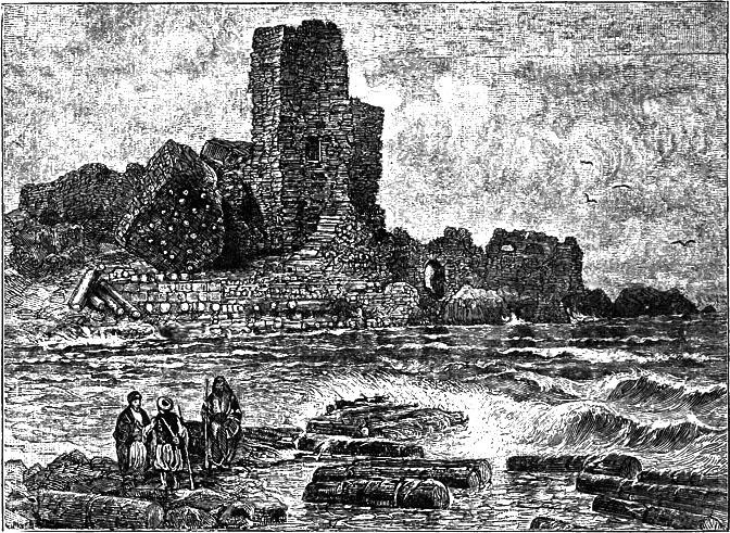 Mole and Harbour of Cæsarea (Palestinæ)
